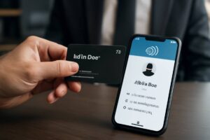 Business cards with NFC