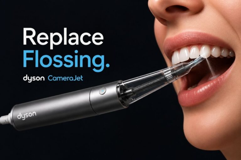 The Dyson CameraJet Replace Flossing